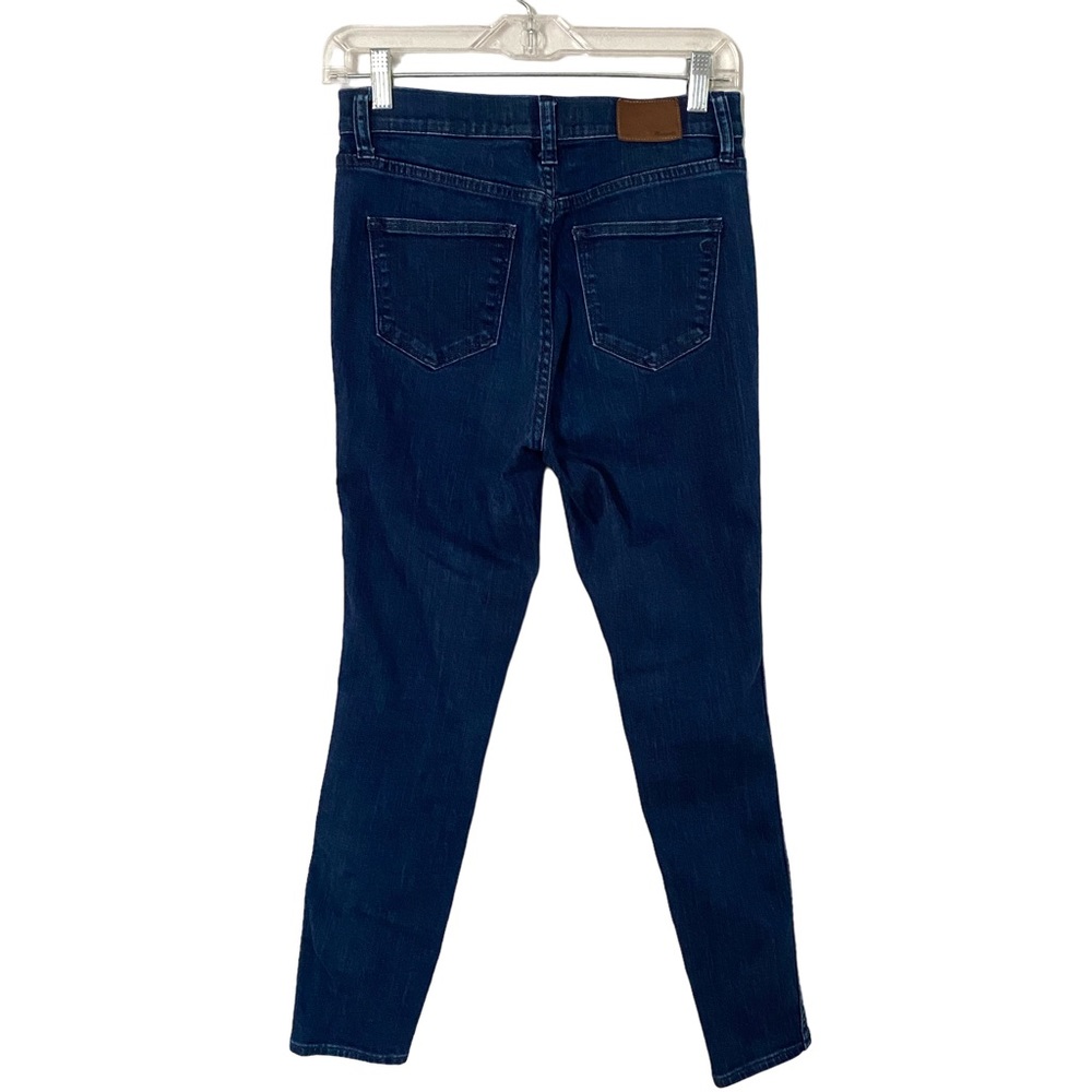 MADEWELL 10" High Riser Skinny Skinny Dark Wash Jeans in Lydia E5295 Size 27